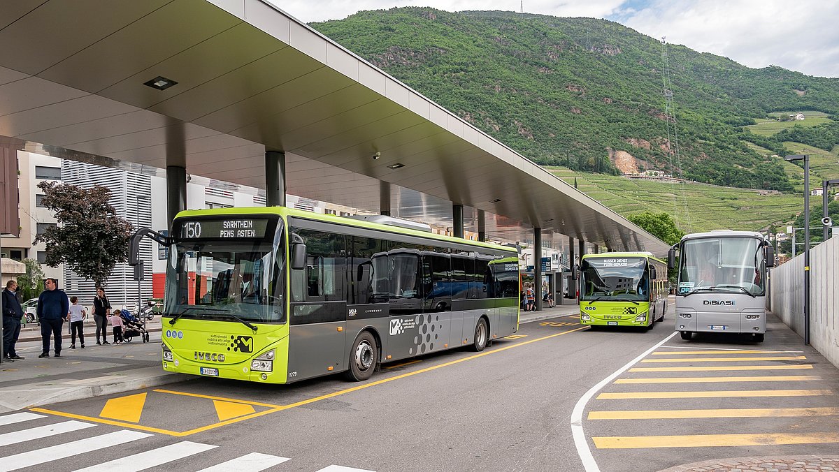 Der Bozner Busbahnhof