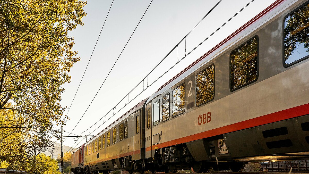 Ein Zug der ÖBB